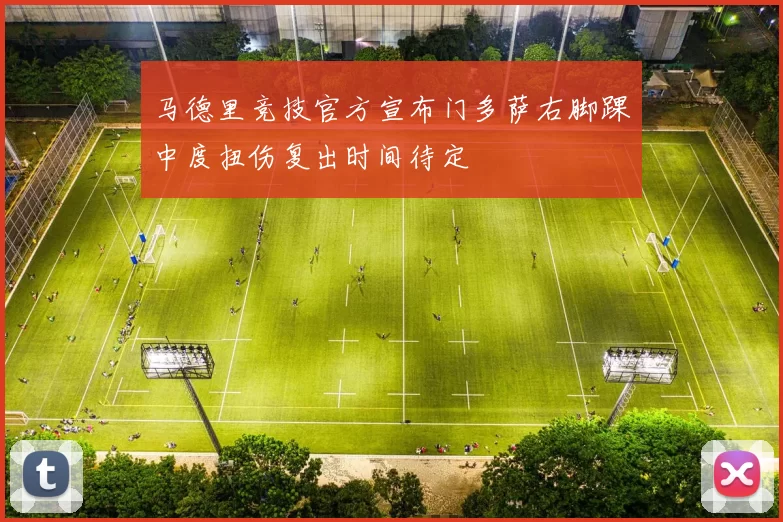 马德里竞技官方宣布门多萨右脚踝中度扭伤复出时间待定